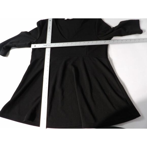 Ripe Maternity Top Shirt Large Black V Neck Peplum Dressy Career Office - Picture 6 of 12